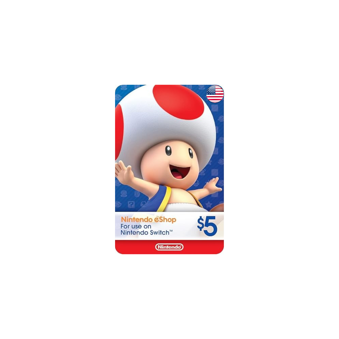 $5 Nintendo eShop Gift Card [US Region]