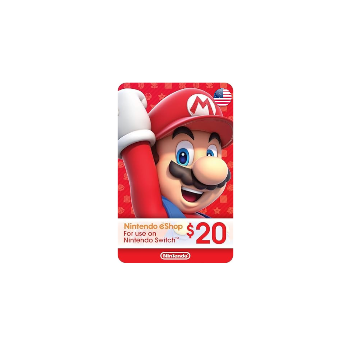 $20 Nintendo eShop Gift Card [US Region]